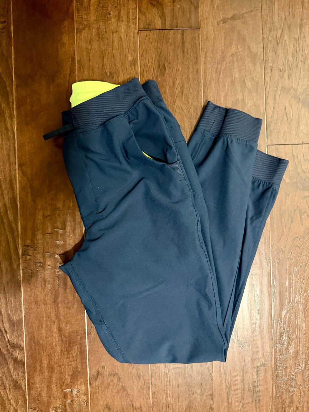 Birddogs Navy Joggers with Neon Green inside Waistband